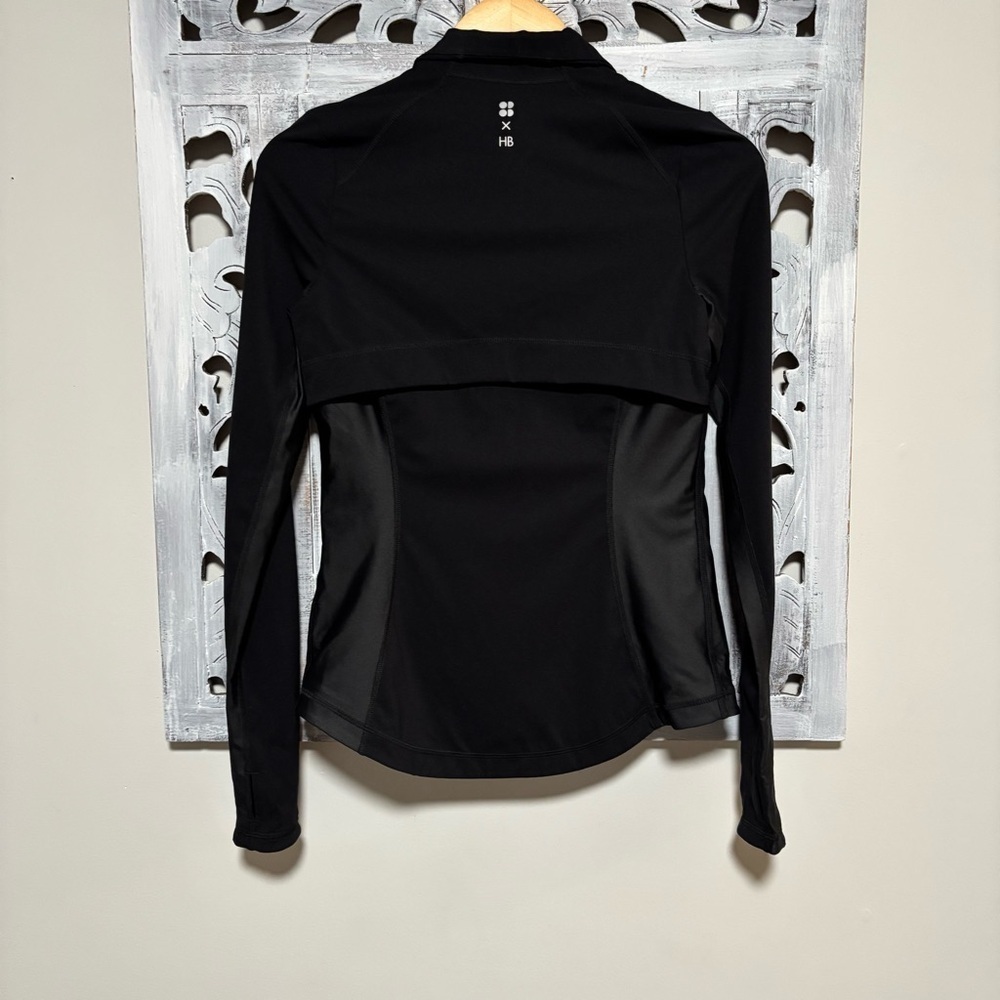 NEW Halle Berry x Sweaty Betty Storm High Shine Zip Through Jacket Size S - Picture 3 of 10